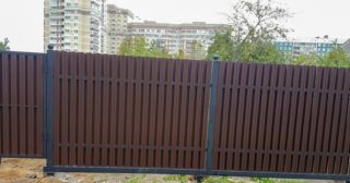 Купить распашные ворота из штакетника Городец, цена от 2756 руб.