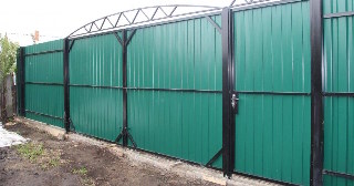 Купить ворота из профнастила Городец, цена от 4107 руб.