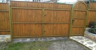 Купить распашные ворота деревянные Городец, цена от 2756 руб.